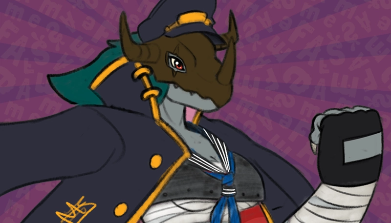 BanchoGreymon [female] - Sketch to final render